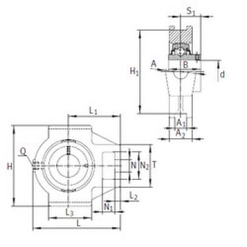 Bearing housed units RTUEY50 INA