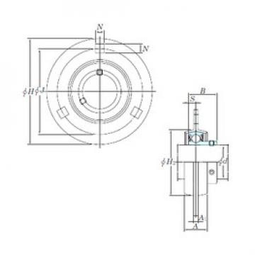 Bearing housed units SBPF201-8 KOYO