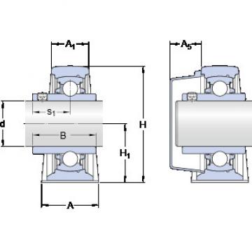 Bearing housed units SY 1.3/8 TDW SKF