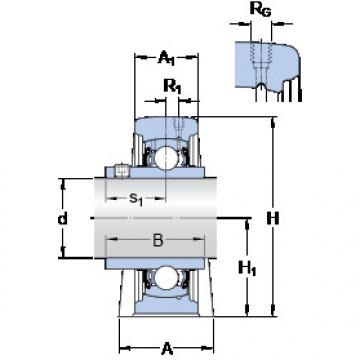 Bearing housed units SYF 20 TF SKF