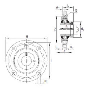 Bearing housed units TFE60 INA