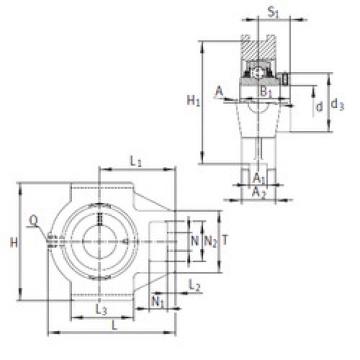 Bearing housed units TTUE40 INA