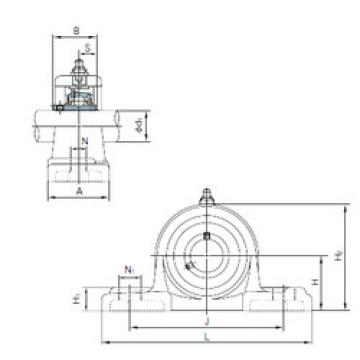 Bearing housed units UCEP209 NACHI