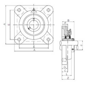 Bearing housed units UCF202 ISO