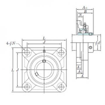 Bearing housed units UCF203E KOYO