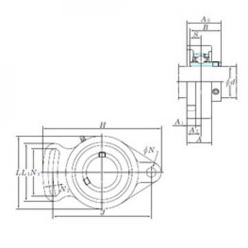 Bearing housed units UCFA204-12 KOYO