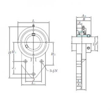 Bearing housed units UCFB203 KOYO