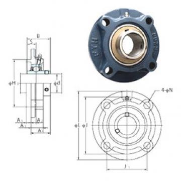 Bearing housed units UCFC207-22 FYH