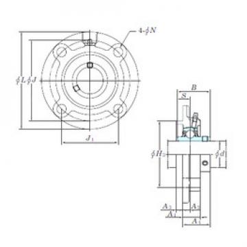 Bearing housed units UCFC215-48 KOYO