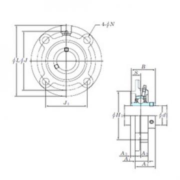 Bearing housed units UCFCX07-23E KOYO