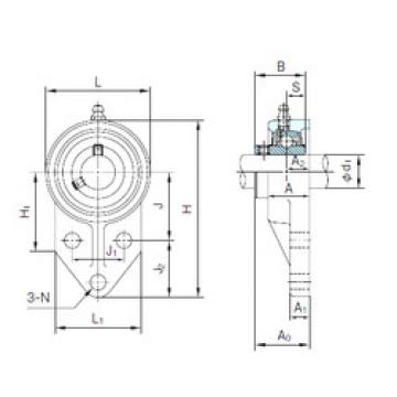 Bearing housed units UCFK205 NACHI