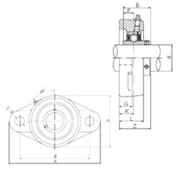 Bearing housed units UCFLX08 ISO