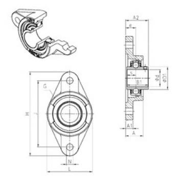 Bearing housed units UCFL212 SNR