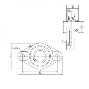 Bearing housed units UCFL202-10E KOYO