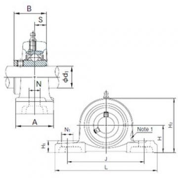 Bearing housed units UCP201 NACHI