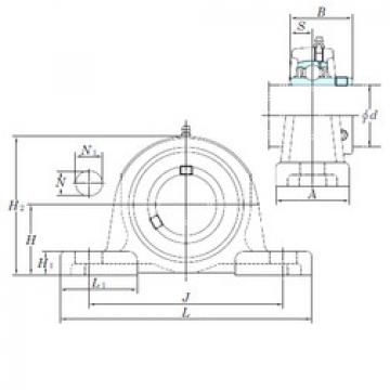 Bearing housed units UCP205-15 KOYO