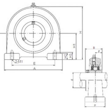 Bearing housed units UCPA205 ISO