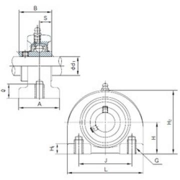 Bearing housed units UCPA201 NACHI