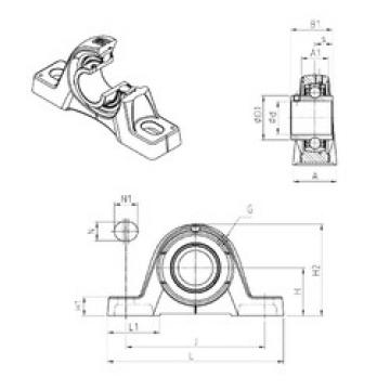 Bearing housed units UCPE203 SNR