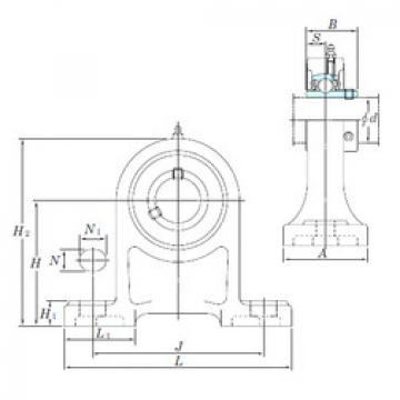 Bearing housed units UCPH201-8 KOYO