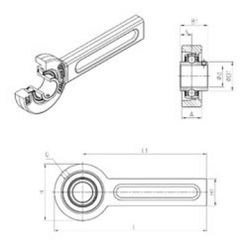 Bearing housed units UCSP205 SNR