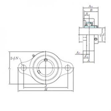 Bearing housed units UCSFL205H1S6 KOYO