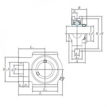 Bearing housed units UCT202-10 KOYO