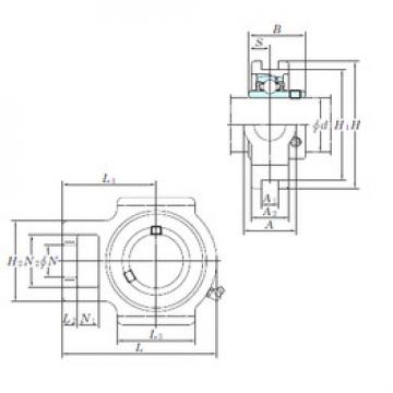 Bearing housed units UCST204H1S6 KOYO