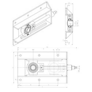 Bearing housed units UCT202+WB SNR