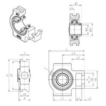 Bearing housed units UCT205 SNR