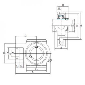 Bearing housed units UCTX08-24E KOYO