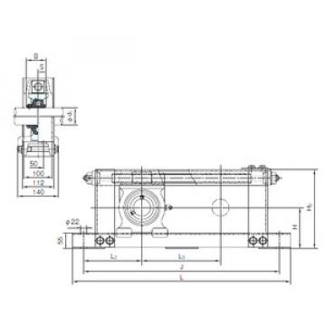 Bearing housed units UCTU315+WU800 NACHI