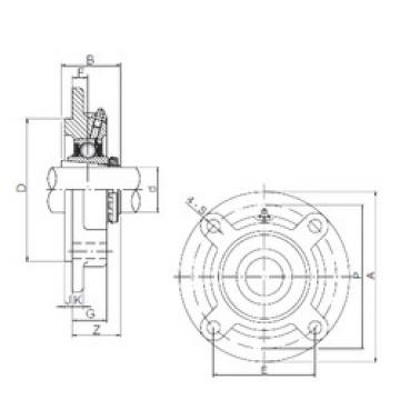 Bearing housed units UKFC210 CX