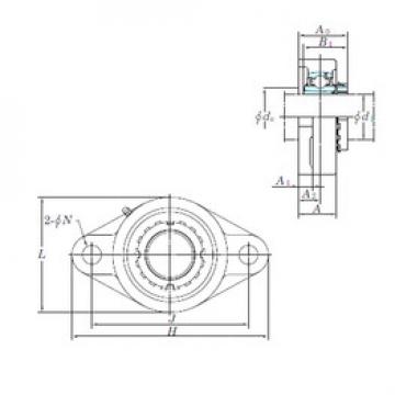 Bearing housed units UKFL210 KOYO