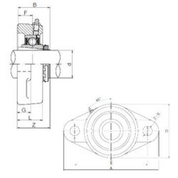 Bearing housed units UKFL207 ISO