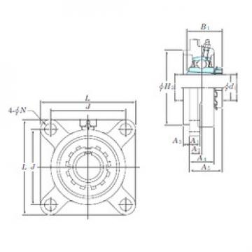 Bearing housed units UKFS309 KOYO