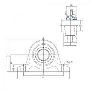 Bearing housed units UKIP208 KOYO