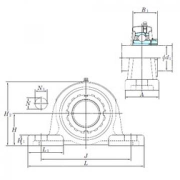 Bearing housed units UKP318 KOYO