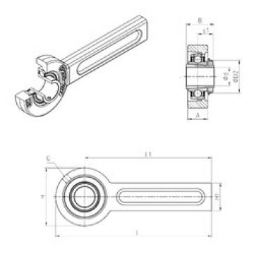 Bearing housed units UKSP209H SNR