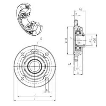 Bearing housed units USFEE210 SNR