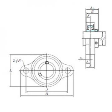 Bearing housed units USFL002S6 KOYO