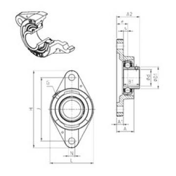 Bearing housed units USFLE201 SNR