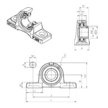 Bearing housed units USP203 SNR