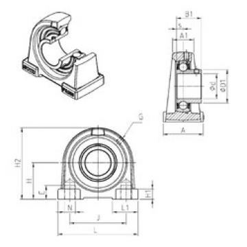 Bearing housed units USPA202 SNR