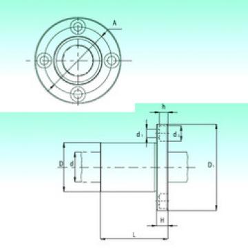 linear bearing shaft KBF12 NBS