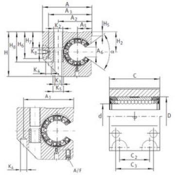 linear bearing shaft KGNCS 30 C-PP-AS INA