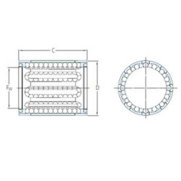 linear bearing shaft LBBR 10-2LS SKF