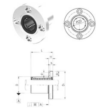 linear bearing shaft LMEF8UU Samick