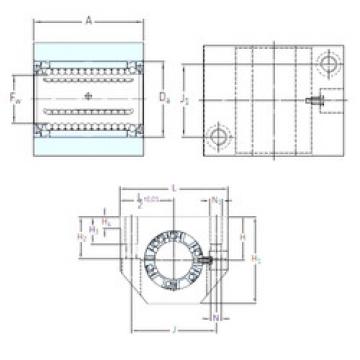 linear bearing shaft LUND 12-2LS SKF