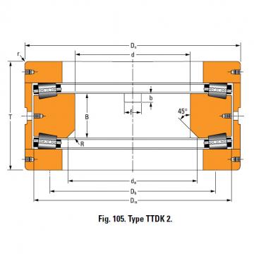 THRUST ROLLER BEARING TYPES TTDWK AND TTDFLK H21127C Thrust Race Single